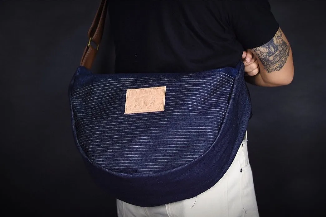 “BANANA” denim bag