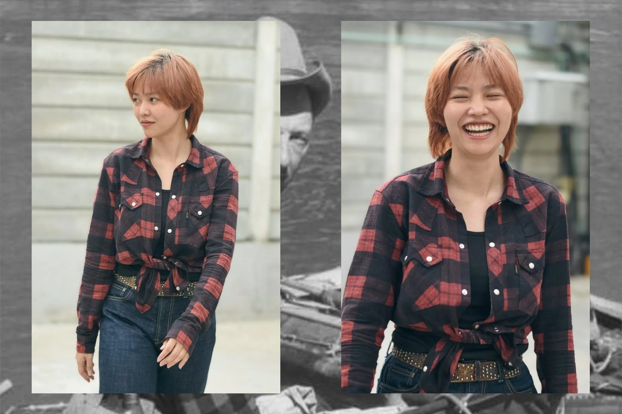 WESTERN PLAID SHIRT three color limited - Image 1