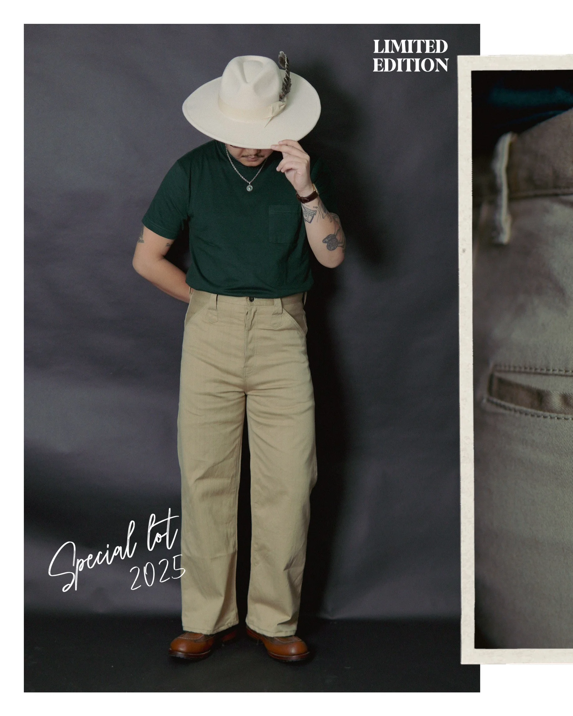 ORIFANT “Special Lot 2025” กางเกง Chino Denim