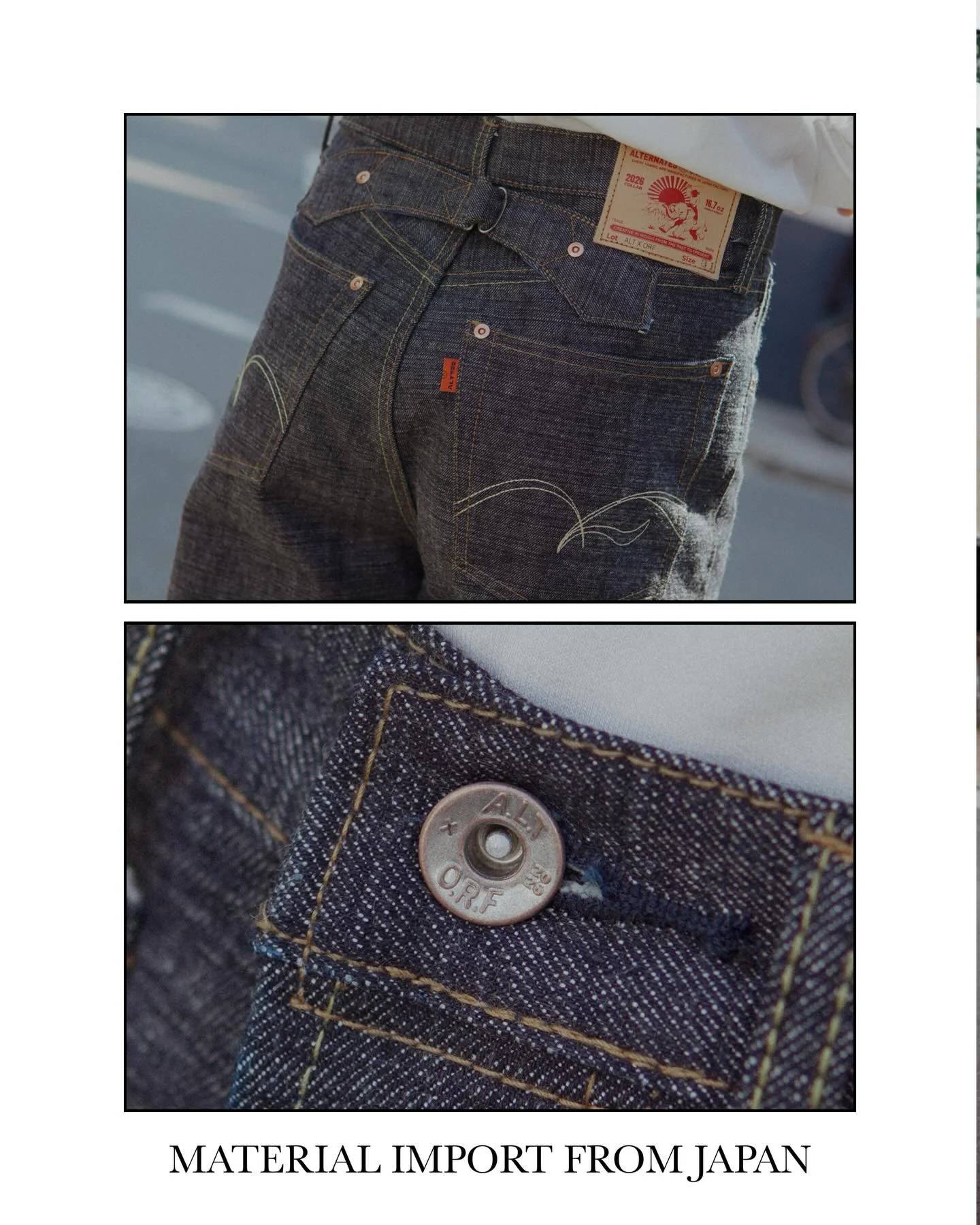 "COLLAB2026" @alternates.co X @orifantdenim  - Image 4